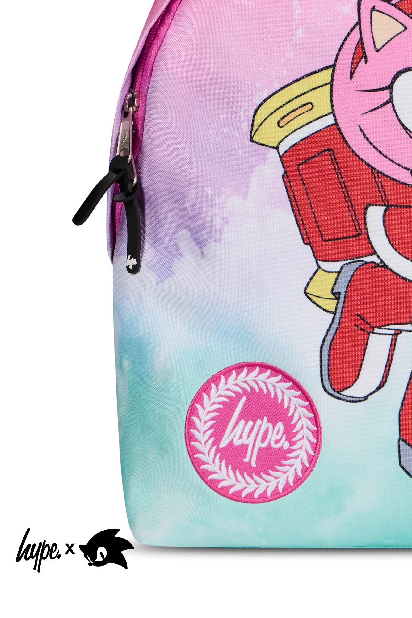 Hype x Sonic The Hedgehog™ Pink Have No Fear Backpack - Image 4